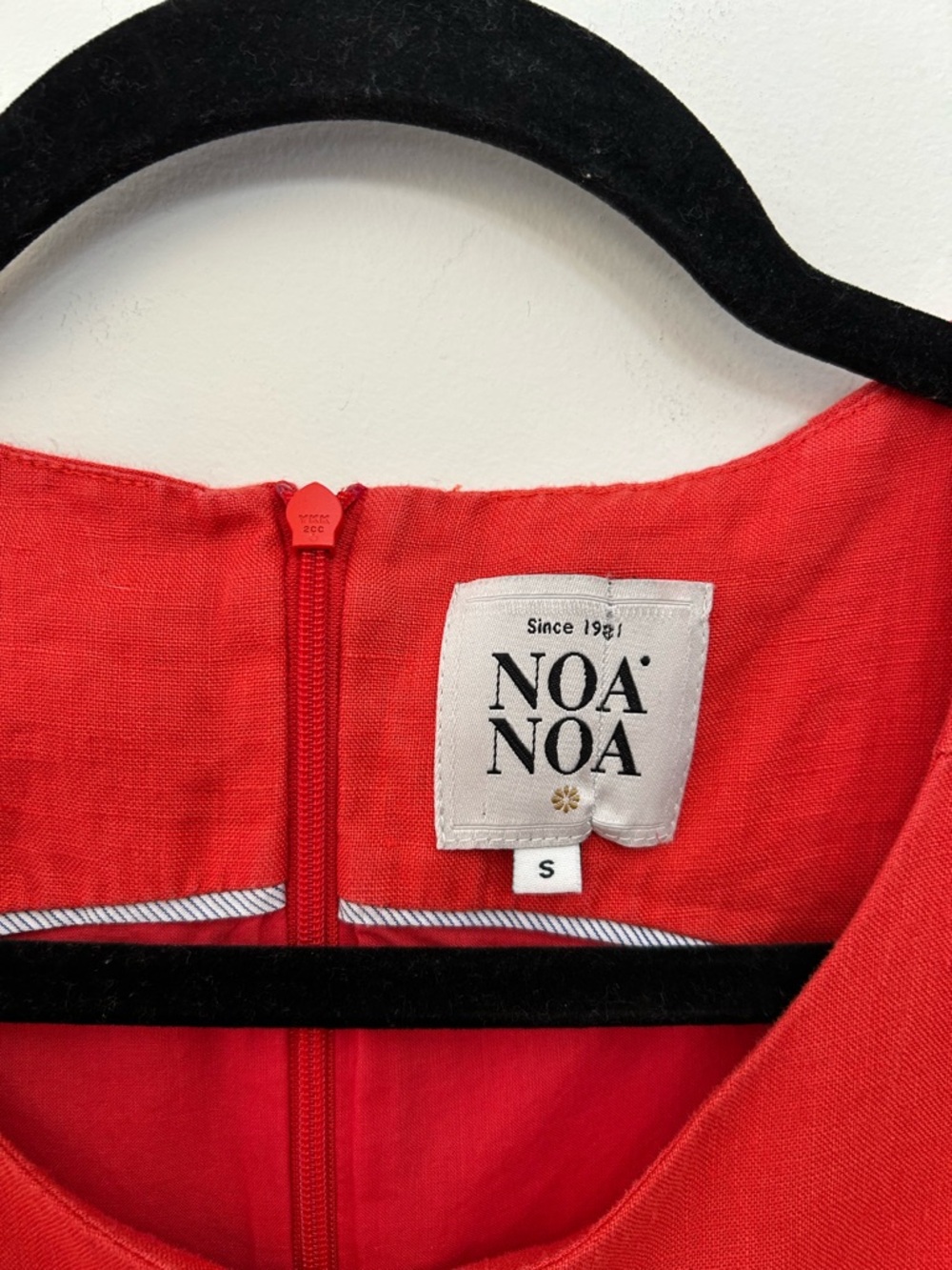Noa Noa Linen Sleeveless Shift Dress Pockets - Picture 5 of 10